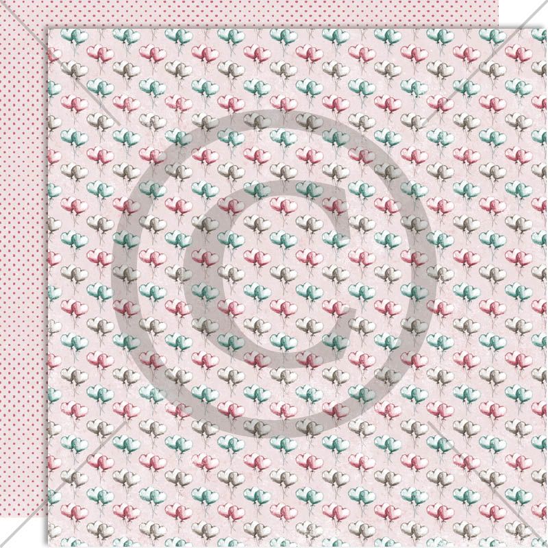 Papirdeign Fremtidsdrøm - Hjerteballonger - Bilde 1