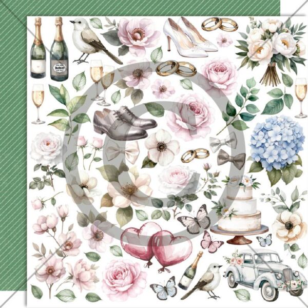 Papirdeign Fremtidsdrøm - Klippeark, bryllup