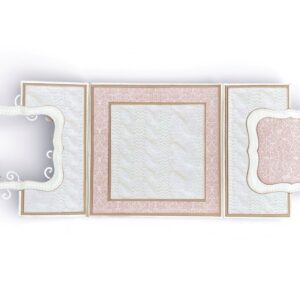 Kit 23 Babykort med åpen ramme - Rosa - Bilde 3