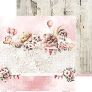 Craft O`Clock Baby Girl Universe - a set of papers 30,5x30,5cm - Bilde 4