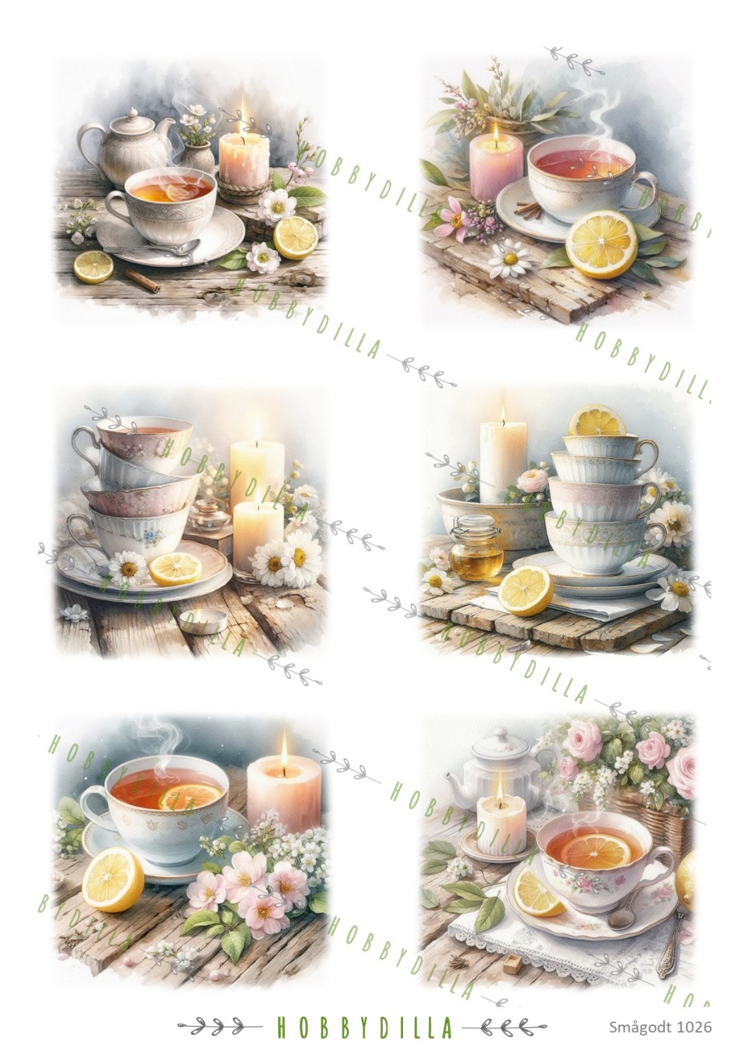 Motivark Smågodt 1026 M Tekopper - Bilde 1