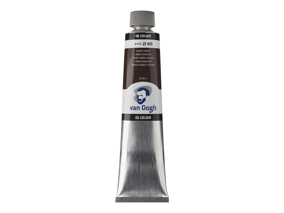 Van Gogh Olje 200ml – 409 Burnt umber - Bilde 1
