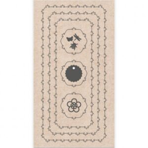 Card Deco Essentials Dies - Slimline Flowers - Bilde 1