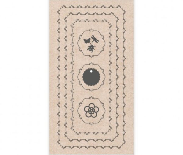 Card Deco Essentials Dies - Slimline Flowers