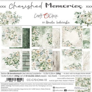 Craft O`Clock Cherished Memories - a set of papers 6x6 Blokk - Bilde 1