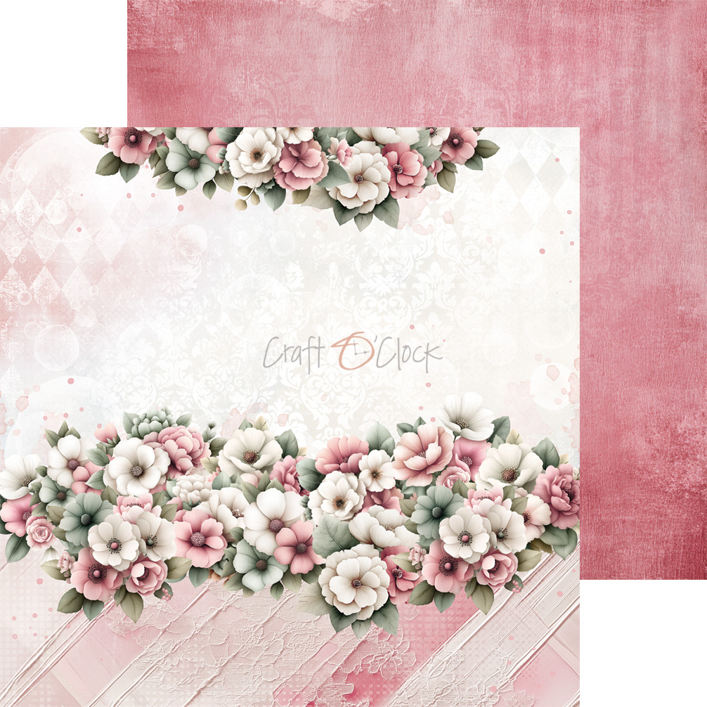 Craft O`Clock Baby Girl Universe - a set of papers 6x6 Blokk - Bilde 2