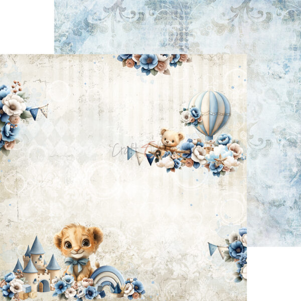 Craft O`Clock Baby Boy Universe - a set of papers 6x6 Blokk
