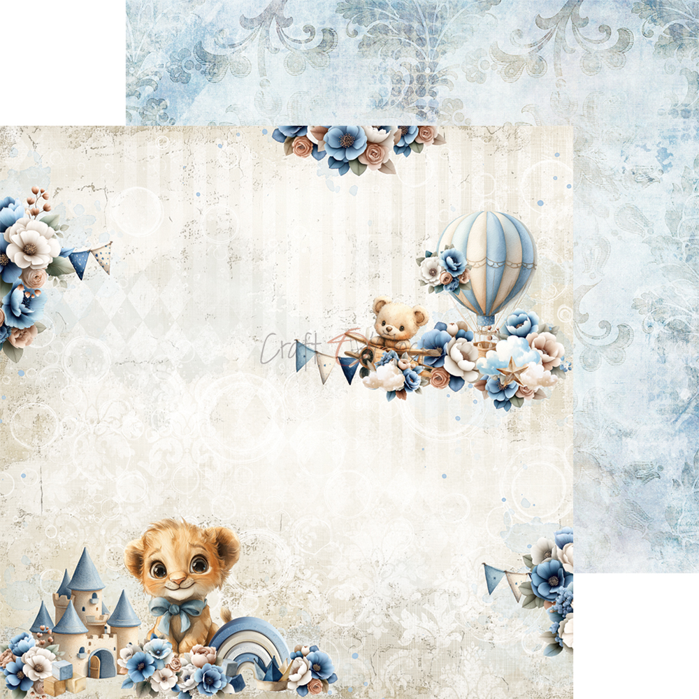 Craft O`Clock Baby Boy Universe - a set of papers 6x6 Blokk - Bilde 2