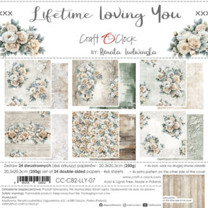 Craft O`Clock Lifetime Loving You - Mix sett 8x8 Blokk - Bilde 2