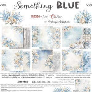 Craft O`Clock Something Blue - a set of papers 12x12 Blokk - Bilde 1
