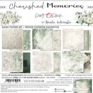 Craft O`Clock Cherished Memories -  8x8 Blokk - Bilde 1