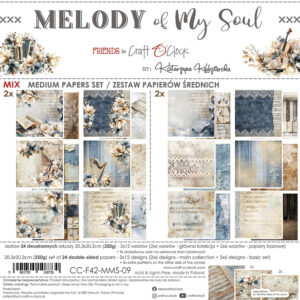 Craft O`Clock Melody of my Soul - Mix sett 8x8 Blokk - Bilde 1