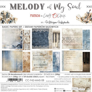 Craft O`Clock Melody of my Soul - Mix sett 8x8 Blokk - Bilde 7