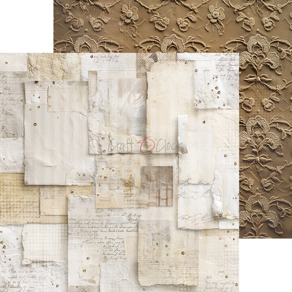 Craft O`Clock Pluml & Caramel - Mix sett 8x8 Blokk - Bilde 2