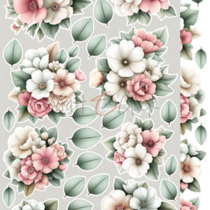 Craft O`Clock Baby Girl Universe - Mix Sett med 18 stk Klippeark - Bilde 4