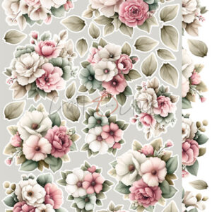 Craft O`Clock Baby Girl Universe - Mix Sett med 18 stk Klippeark - Bilde 5