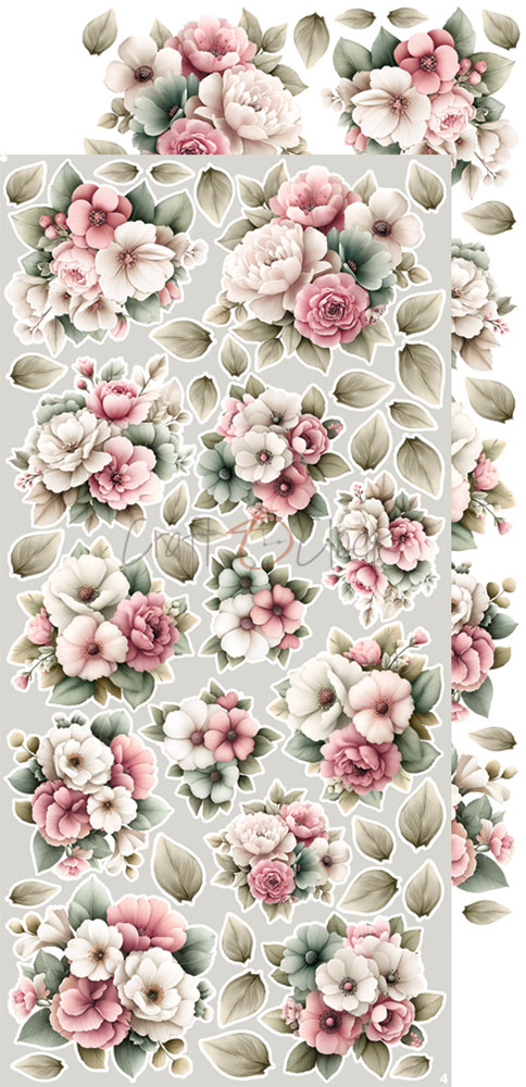 Craft O`Clock Baby Girl Universe - Mix Sett med 18 stk Klippeark