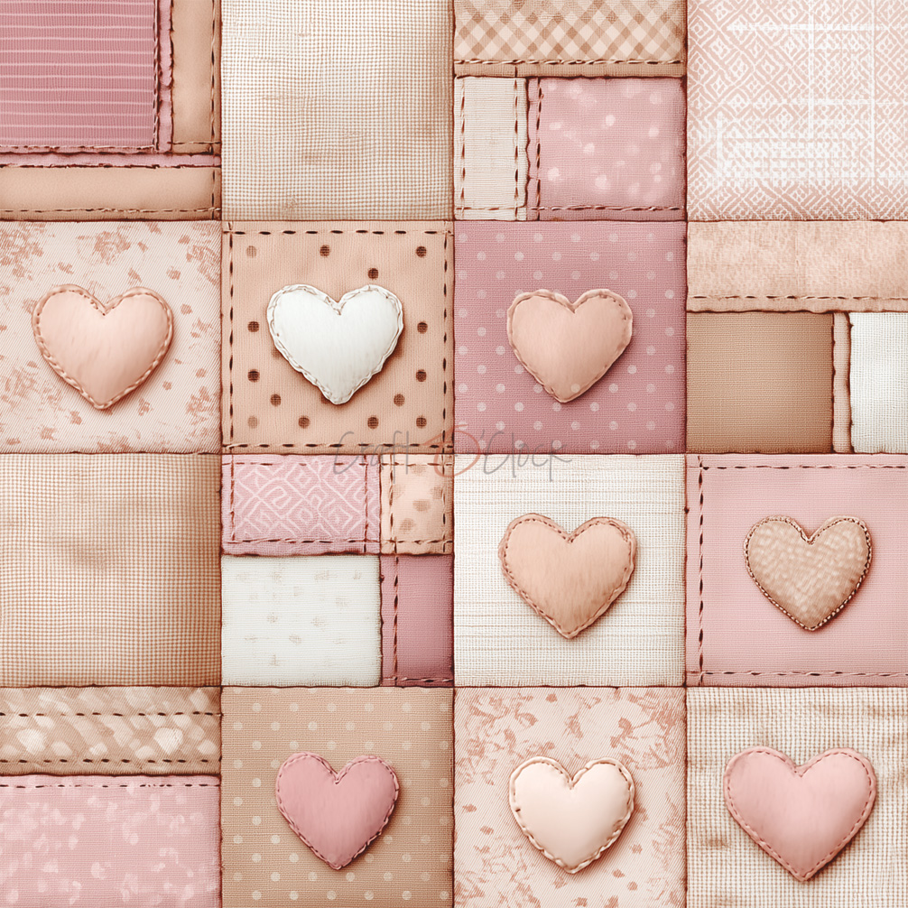 Craft O`Cloc Baby Girl Universe Mix sett 8X8 Blokk - Bilde 13