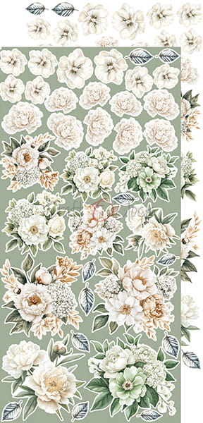 Craft O`Clock Cherished Memories Sett med 18 stk Klippeark