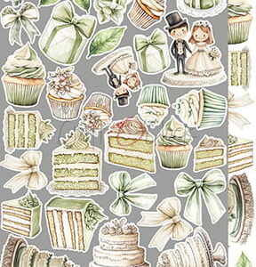 Craft O`Clock Cherished Memories Sett med 18 stk Klippeark - Bilde 15