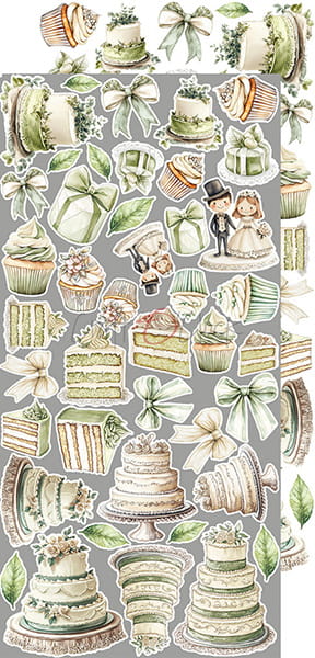 Craft O`Clock Cherished Memories Sett med 18 stk Klippeark