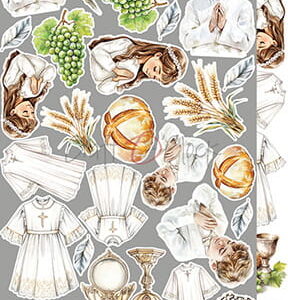 Craft O`Clock Cherished Memories Sett med 18 stk Klippeark - Bilde 16