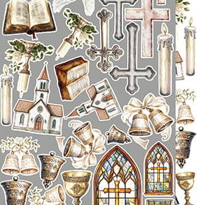 Craft O`Clock Cherished Memories Sett med 18 stk Klippeark - Bilde 17