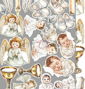 Craft O`Clock Cherished Memories Sett med 18 stk Klippeark - Bilde 18