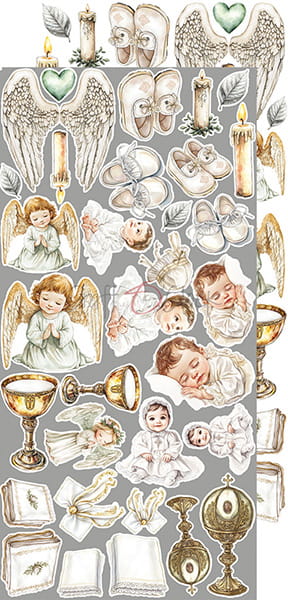 Craft O`Clock Cherished Memories Sett med 18 stk Klippeark