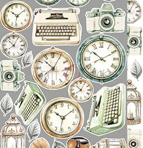 Craft O`Clock Cherished Memories Sett med 18 stk Klippeark - Bilde 20