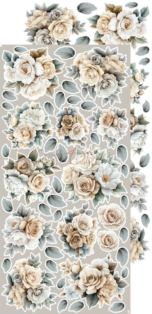 Craft O`Clock Lifetime Loving you Mix Sett med 18 stk Klippeark