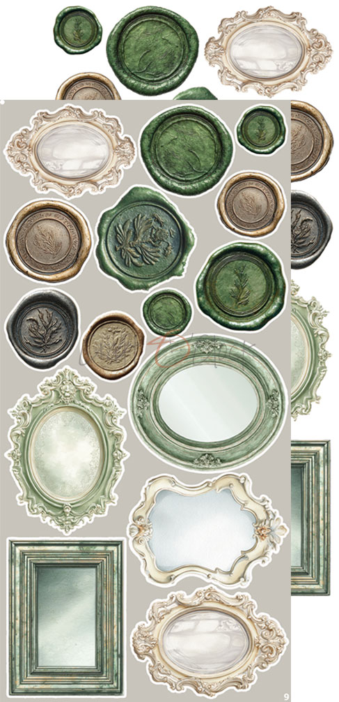 Craft O`Clock Lifetime Loving you Mix Sett med 18 stk Klippeark