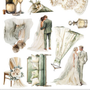 Craft O`Clock Lifetime Loving you Mix Sett med 18 stk Klippeark - Bilde 9