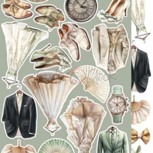 Craft O`Clock Lifetime Loving you Mix Sett med 18 stk Klippeark - Bilde 12