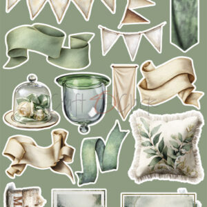 Craft O`Clock Lifetime Loving you Mix Sett med 18 stk Klippeark - Bilde 20