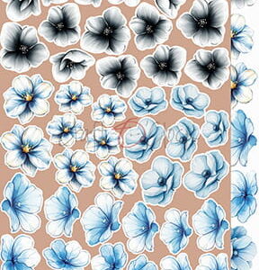 Craft O`Clock Nighttime Chill  Mix Sett med 18 stk Klippeark - Bilde 4