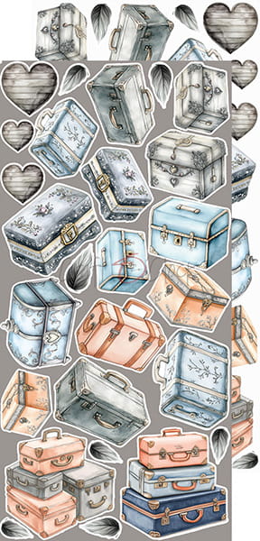 Craft O`Clock Nighttime Chill  Mix Sett med 18 stk Klippeark