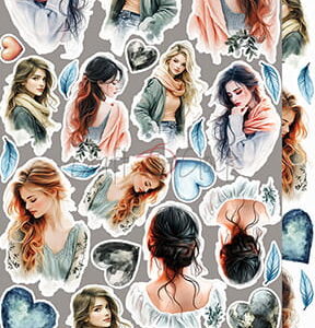 Craft O`Clock Nighttime Chill  Mix Sett med 18 stk Klippeark - Bilde 16