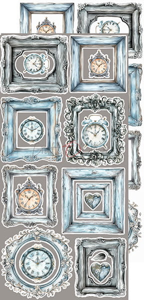 Craft O`Clock Nighttime Chill  Mix Sett med 18 stk Klippeark