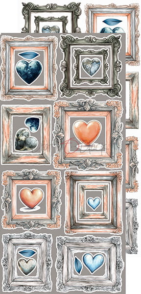 Craft O`Clock Nighttime Chill  Mix Sett med 18 stk Klippeark