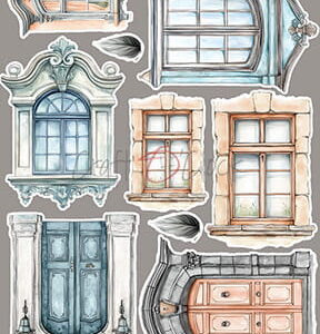 Craft O`Clock Nighttime Chill  Mix Sett med 18 stk Klippeark - Bilde 20