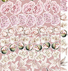 Craft O`Clock Rose Emotions Mix Sett med 18 stk Klippeark - Bilde 4