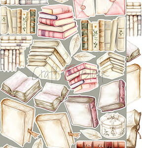 Craft O`Clock Rose Emotions Mix Sett med 18 stk Klippeark - Bilde 10