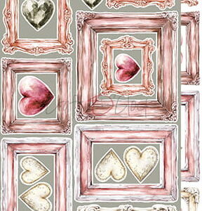 Craft O`Clock Rose Emotions Mix Sett med 18 stk Klippeark - Bilde 16