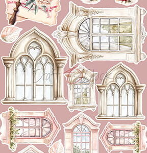 Craft O`Clock Rose Emotions Mix Sett med 18 stk Klippeark - Bilde 19