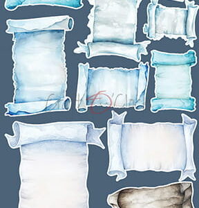 Craft O`Clock Somethings Blue Mix Sett med 18 stk Klippeark - Bilde 9