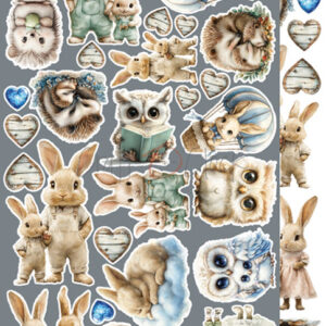 Craft O`Clock Baby Boy Universe Sett med 18 stk Klippeark - Bilde 6