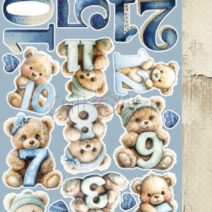 Craft O`Clock Baby Boy Universe Sett med 18 stk Klippeark - Bilde 11