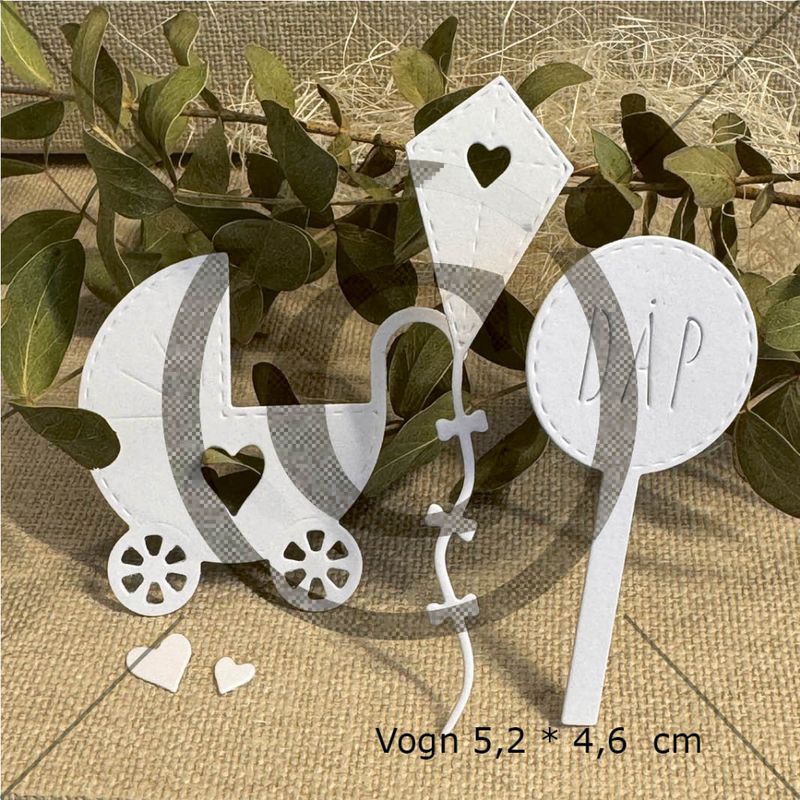 Papirdesign Dies -  Små Babydies 2 - Bilde 1