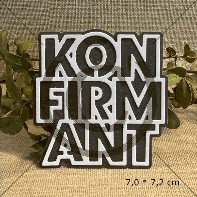 Papirdesign Dies -  Konfirmant 35 - Bilde 1